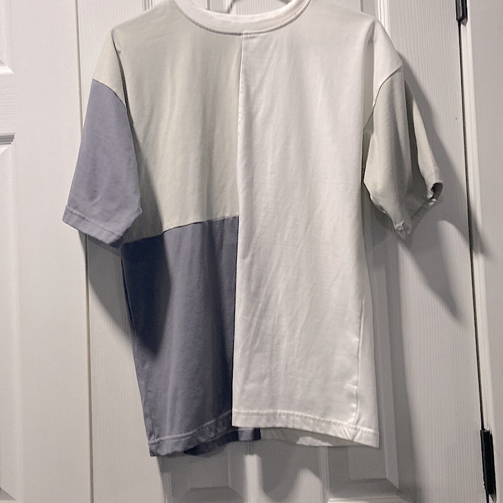 Misguided color block short sleeve shirt